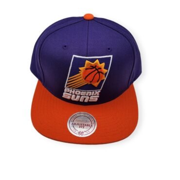 Mitchell & Ness Phoenix Suns XL Logo 2T Purple/Orange Adjustable Snapback Hat Cap