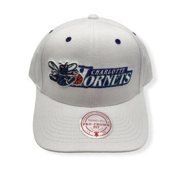 Mitchell & Ness Charlotte Hornets Oh Word Pro Adjustable Snapback Hat Cap