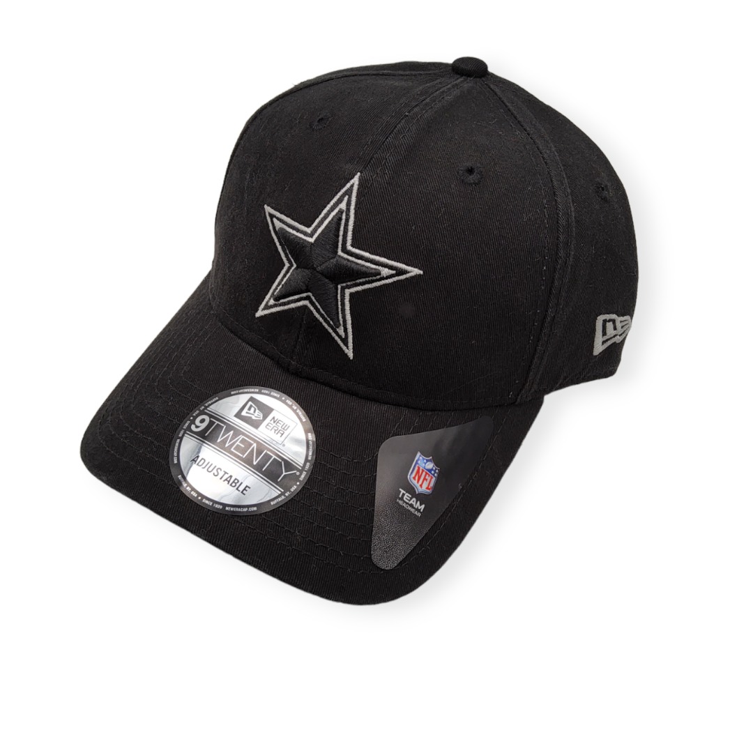 New Era Dallas Cowboys 9Twenty Core Classic Twill Black Adjustable Strap Hat Cap