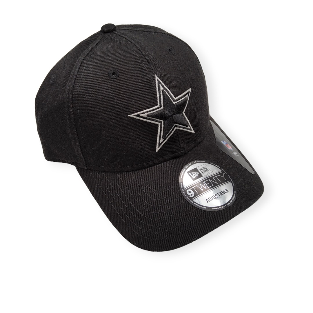 New Era Dallas Cowboys 9Twenty Core Classic Twill Black Adjustable Strap Hat Cap
