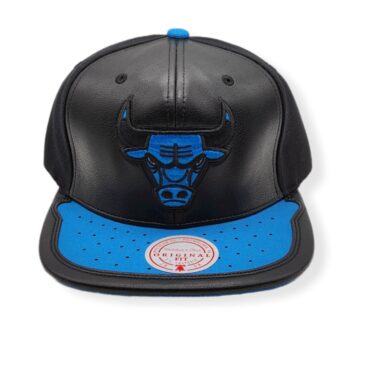 Mitchell & Ness Chicago Bulls Day One Black/Royal Adjustable Snapback Hat Cap