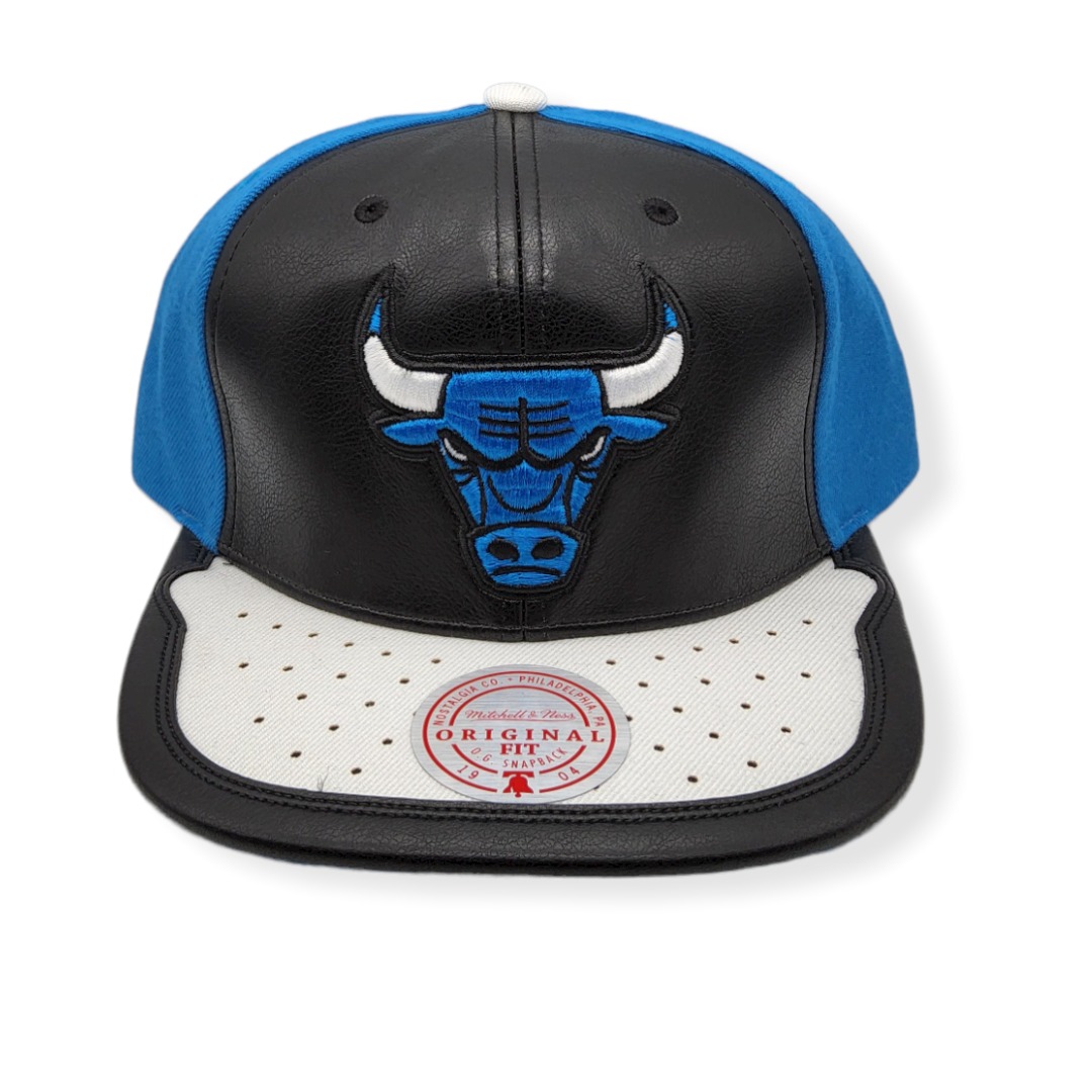 Mitchell & Ness Chicago Bulls Day One Royal/White Adjustable Snapback Hat Cap