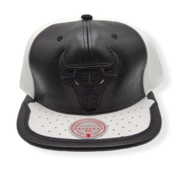 Mitchell & Ness Chicago Bulls Day One White/Black MM19224 Adjustable Snapback Hat Cap