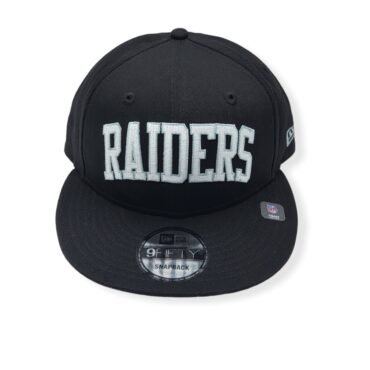 New Era Las Vegas Raiders 9Fifty Arched Script Adjustable Snapback Hat Cap