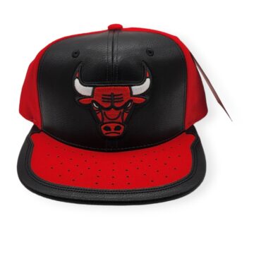 Mitchell & Ness Chicago Bulls Day One Black/Red Adjustable Snapback Hat Cap