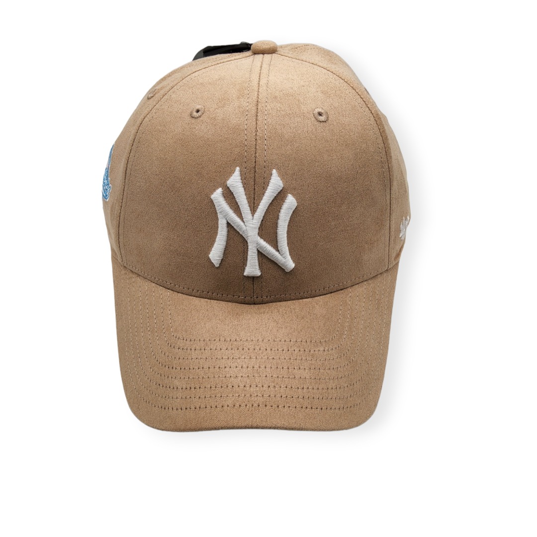 '47 New York Yankees MVP Cooperstown 1996 World Series Ballpark Suede Khaki/Blue Under Adjustable Snapback Hat Cap