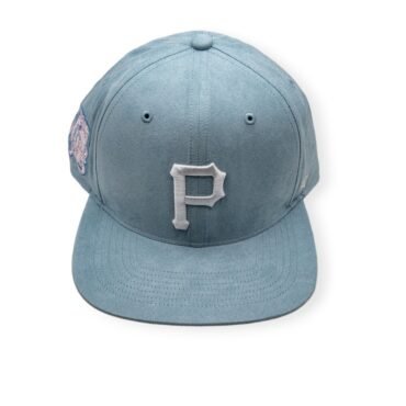 '47 Pittsburgh Pirates Captain Cooperstown 76th World Series Ballpark Suede Columbia Blue Adjustable Snapback Hat Cap