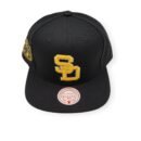 Mitchell & Ness San Diego Padres Team Classic Coop Black Adjustable Snapback Hat Cap