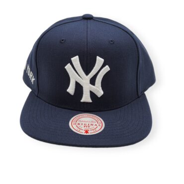 Mitchell & Ness New York Yankees Evergreen Coop Navy Adjustable Snapback Hat Cap