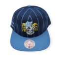 Mitchell & Ness North Carolina Tar Heels Team Pin Blue/Light Blue Adjustable Snapback Hat Cap
