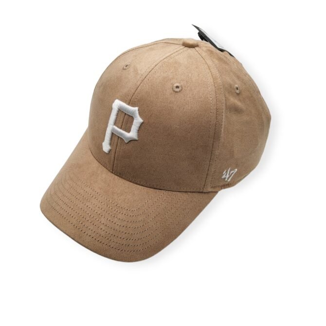 '47 Pittsburgh Pirates MVP Cooperstown 76th World Series Ballpark Suede Khaki/Blue Under Adjustable Snapback Hat Cap