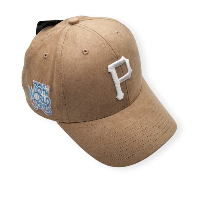 '47 Pittsburgh Pirates MVP Cooperstown 76th World Series Ballpark Suede Khaki/Blue Under Adjustable Snapback Hat Cap