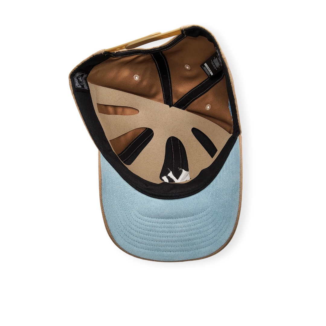 '47 New York Yankees MVP Cooperstown 1996 World Series Ballpark Suede Khaki/Blue Under Adjustable Snapback Hat Cap
