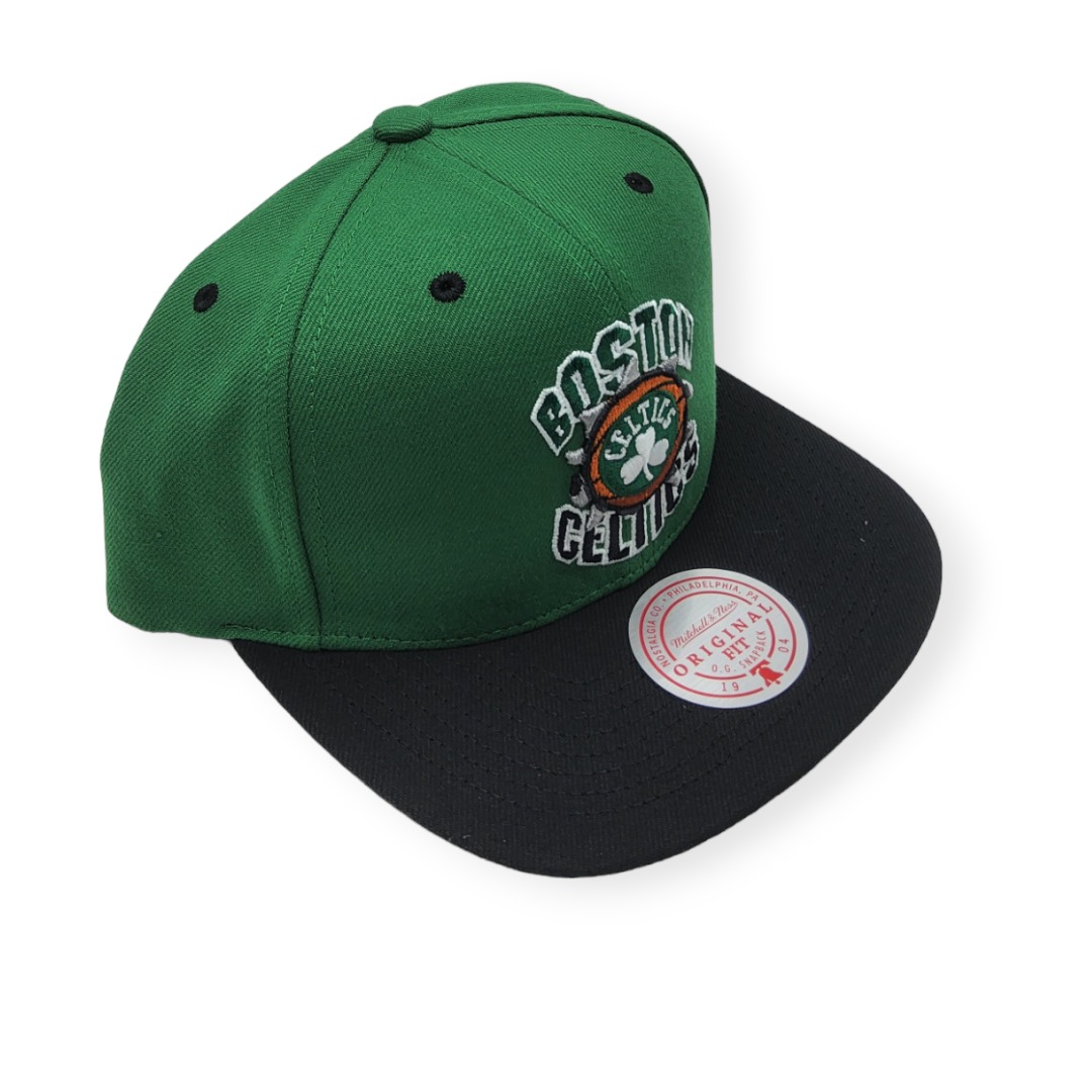 Mitchell & Ness Boston Celtics Breakthrough Green/Black Adjustable Snapback Hat Cap