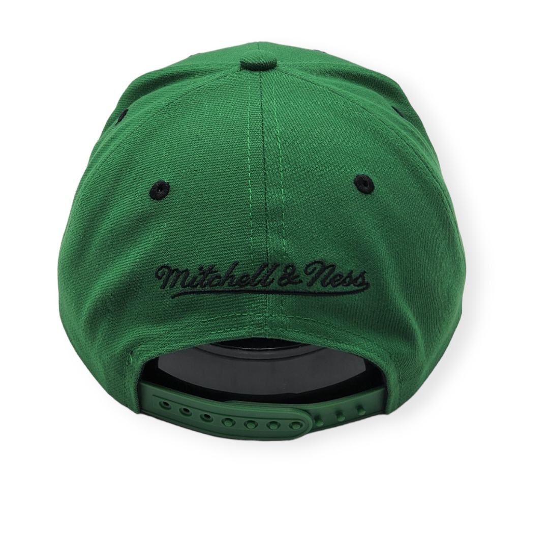 Mitchell & Ness Boston Celtics Breakthrough Green/Black Adjustable Snapback Hat Cap