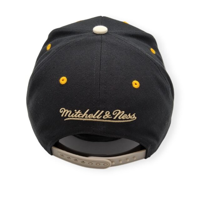 Mitchell & Ness Phoenix Suns Pin Drop Black/Cream Adjustable Snapback Hat Cap
