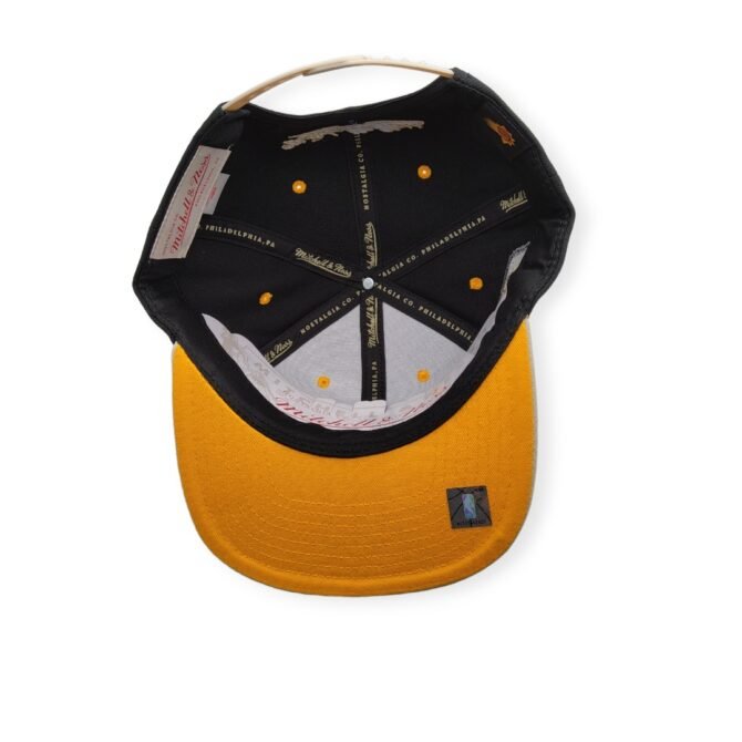 Mitchell & Ness Phoenix Suns Pin Drop Black/Cream Adjustable Snapback Hat Cap
