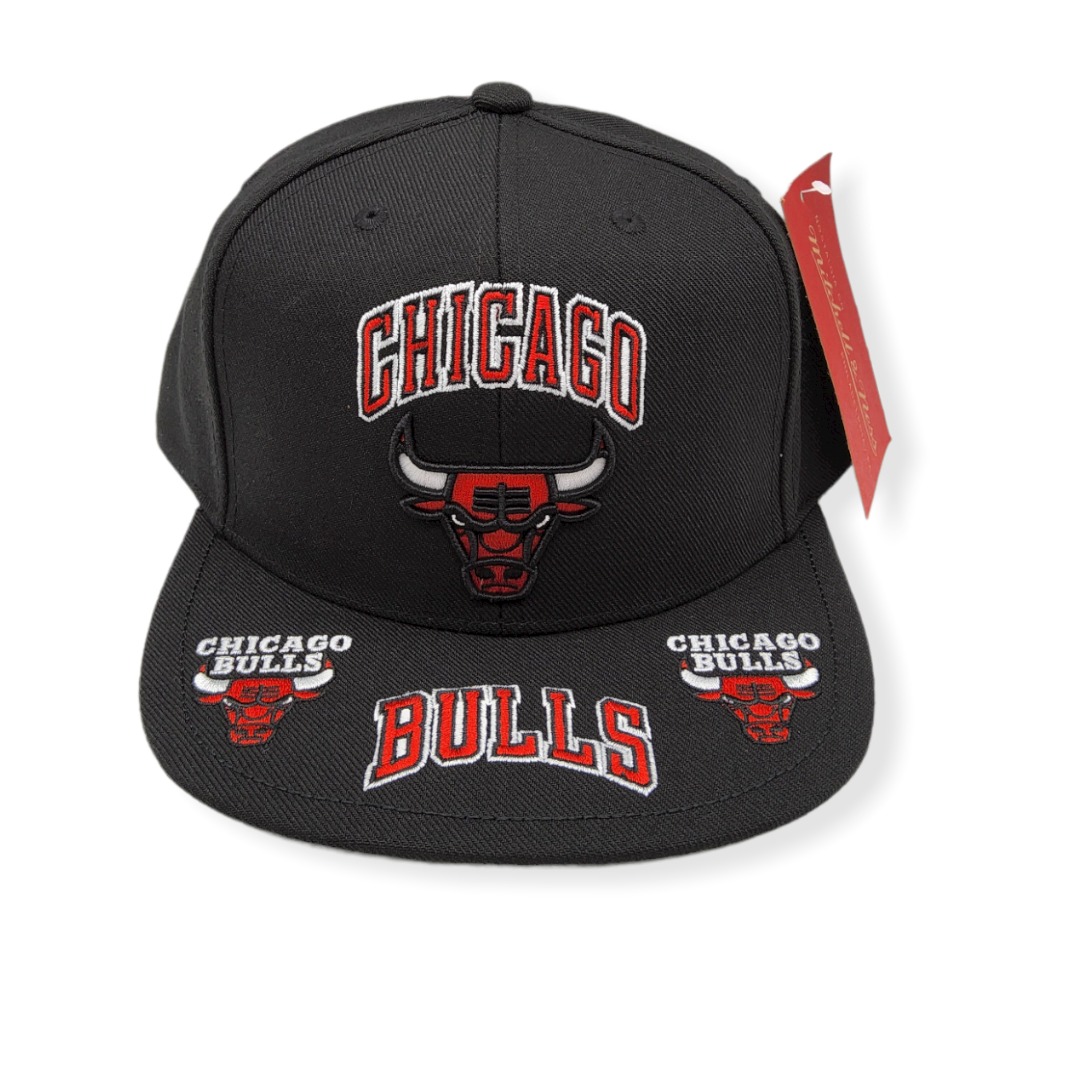 Mitchell & Ness Chicago Bulls Front Loaded Adjustable Snapback Hat Cap