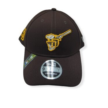 New Era San Diego Padres 9Forty Stretch Snap Batting Practice Brown Adjustable Snapback Hat Cap