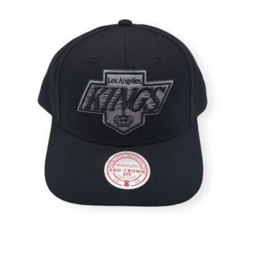 Mitchell & Ness Los Angeles Kings Team Ground 2.0 Pro Crown Black Adjustable Snapback Hat
