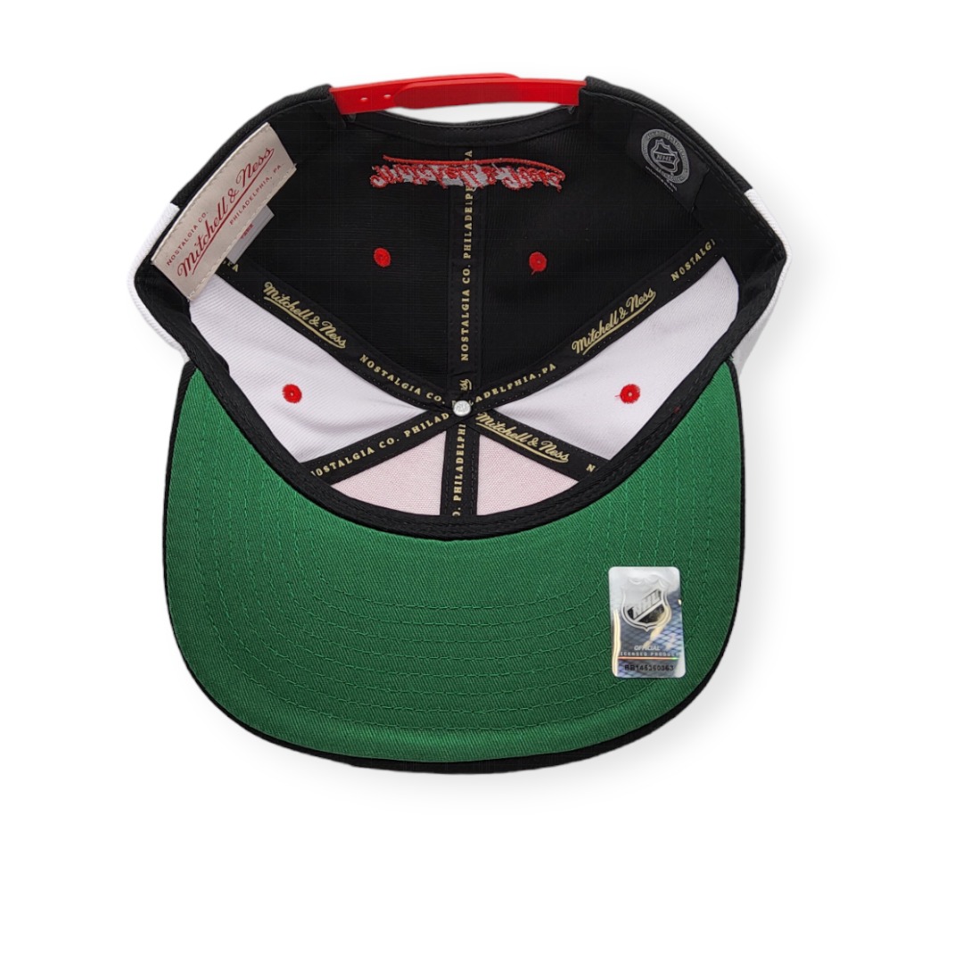 Mitchell & Ness Chicago Blackhawks Billboard 2 Red/Black Adjustable Snapback Hat Cap