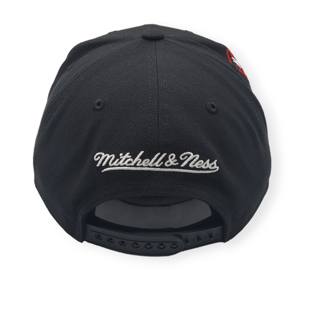 Mitchell & Ness Charlotte Hornets High Grade Black Adjustable Snapback Hat Cap