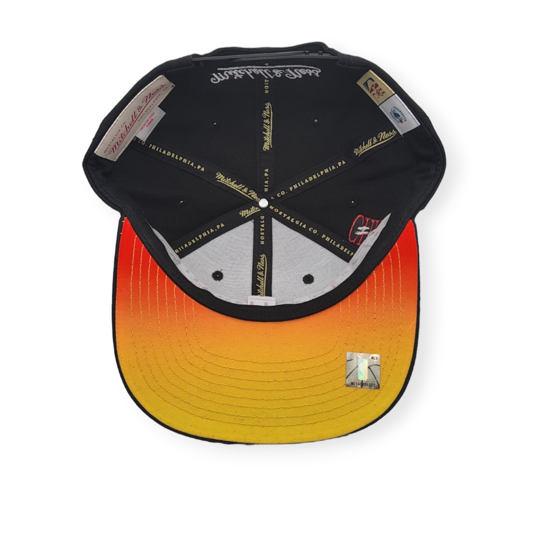 Mitchell & Ness Charlotte Hornets High Grade Black Adjustable Snapback Hat Cap