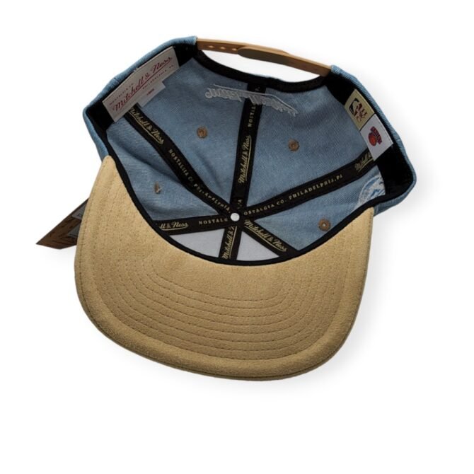 Mitchell & Ness New York Knicks Blue Jean Baby Hardwood Classics Adjustable Snapback Hat Cap