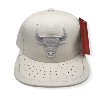 Mitchell & Ness Chicago Bulls Day One White Adjustable Snapback Hat Cap