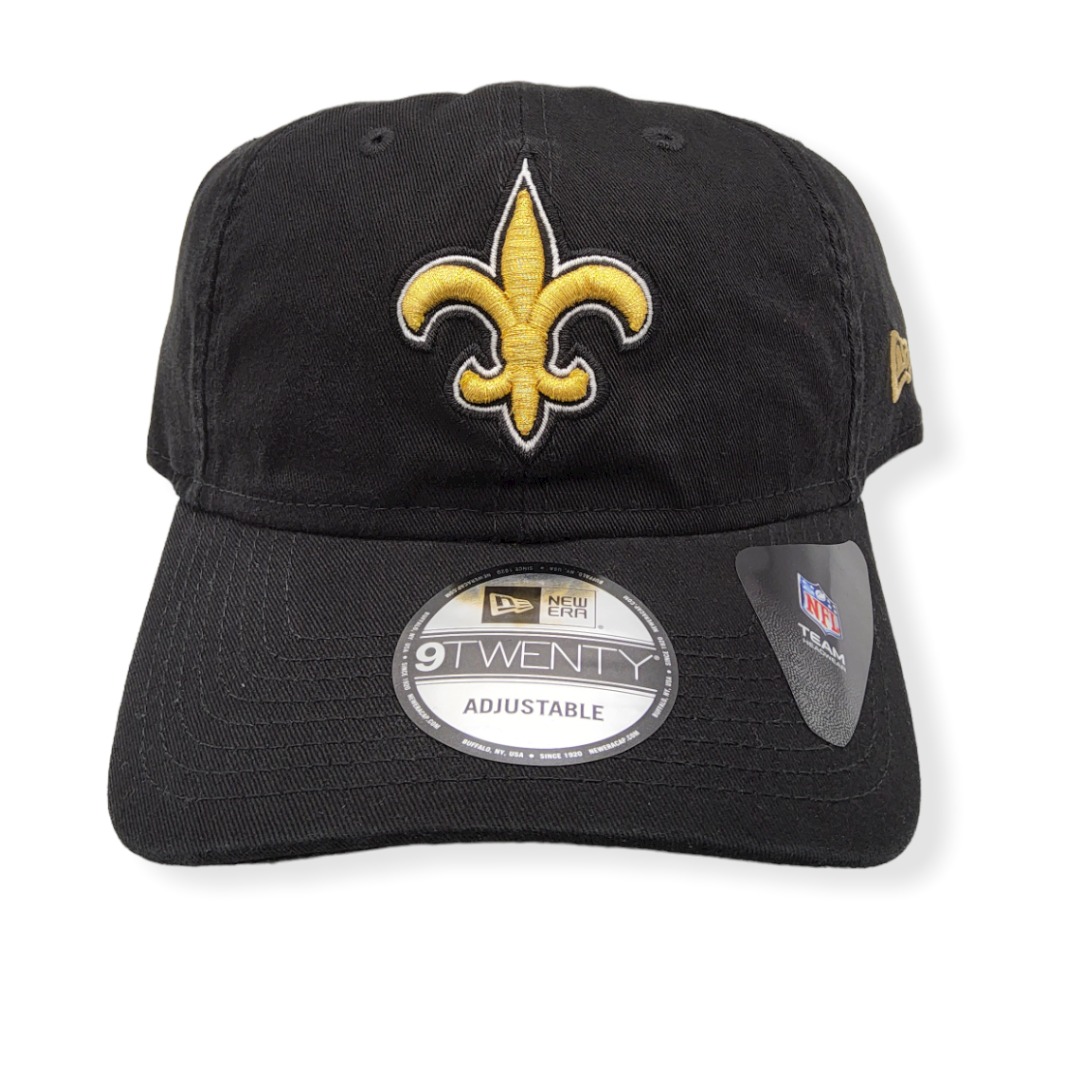 New Era New Orleans Saints 9Twenty Core Classic Twill Black Adjustable Strap Hat Cap