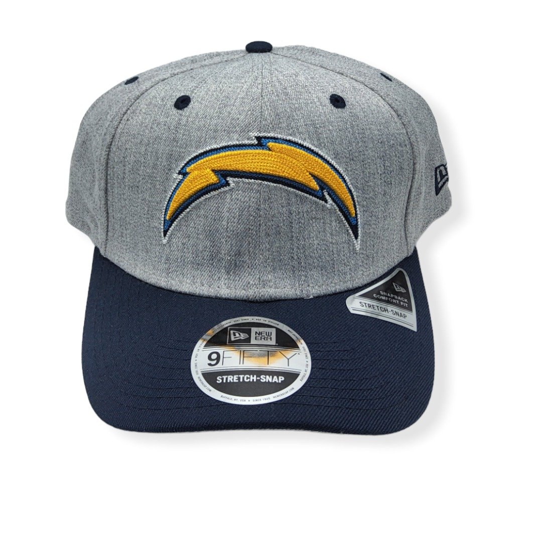 New Era Los Angeles Chargers 9Fifty Stretch Snap Team Stitched Adjustable Snapback Hat Cap