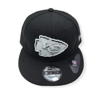 New Era Kansas City Chiefs 9Fifty Camo Trim Black Adjustable Snapback Hat Cap