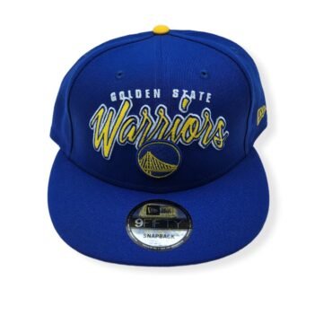 New Era Golden State Warriors 9Fifty Retro Script Adjustable Snapback Hat Cap