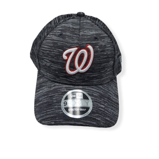 New Era Washington Nationals 9Forty Stretch Snap Tech B1 Adjustable Snapback Hat Cap