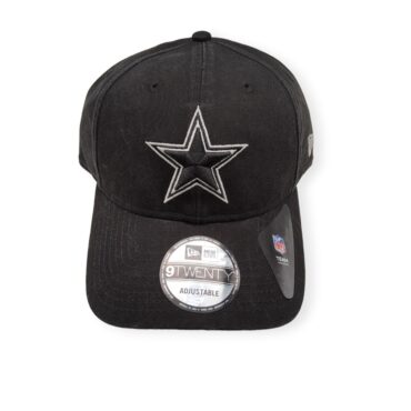 New Era Dallas Cowboys 9Twenty Core Classic Twill Black Adjustable Strap Hat Cap