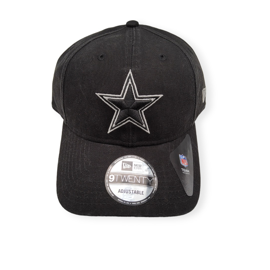 New Era Dallas Cowboys 9Twenty Core Classic Twill Black Adjustable Strap Hat Cap
