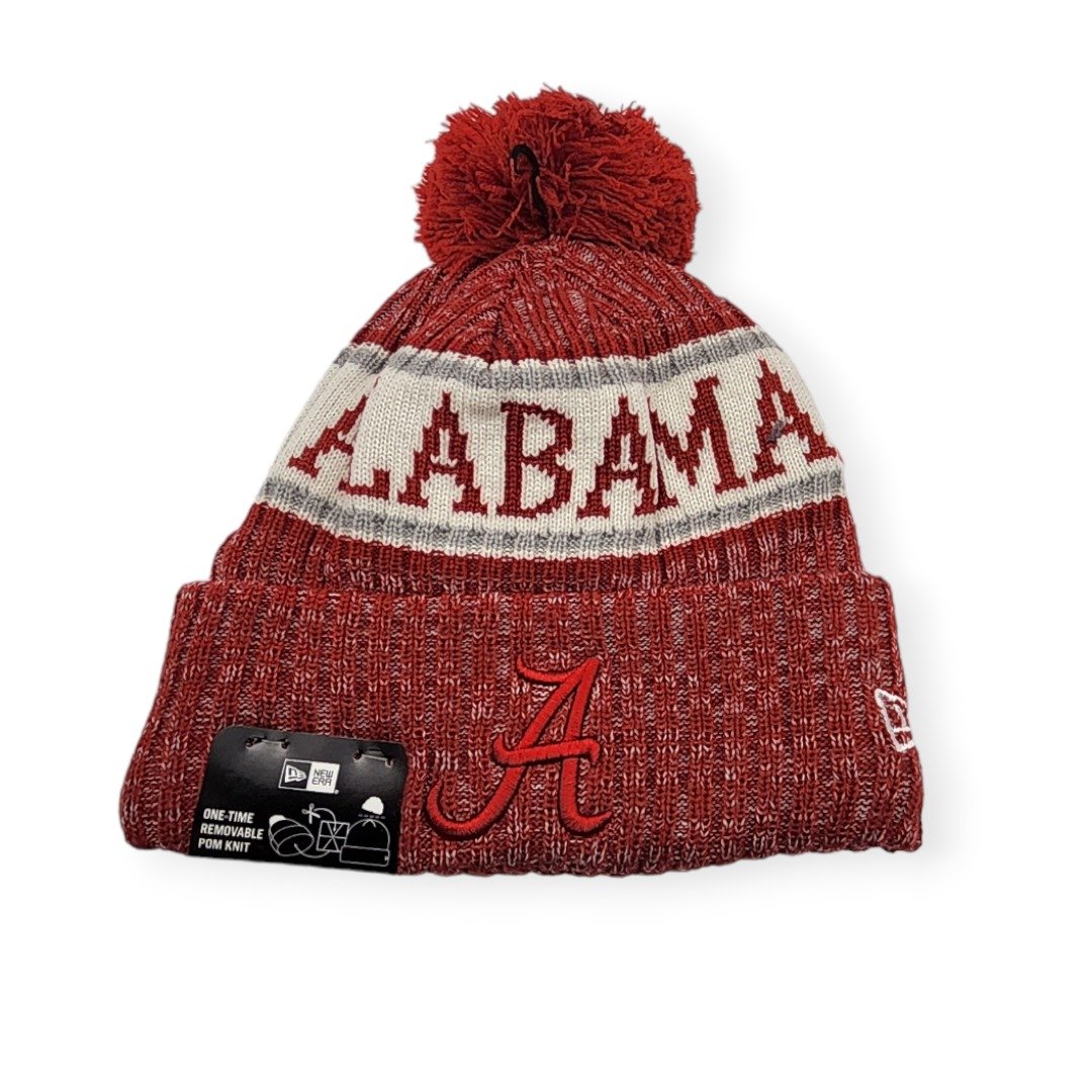 New Era Alabama Crimson Tide Authentic 2018 Color Sideline Sport Knit Beanie Cold Weather Hat