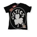 Mitchell & Ness Boston Celtics Big Face 3.0 SS Hardwood Classics Black Tee Shirt Size M