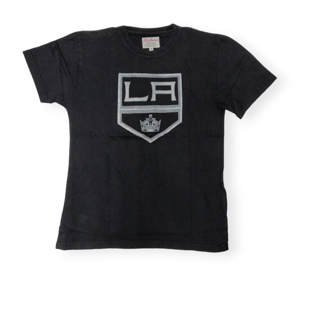 Red Jacket by American Needle Los Angeles Kings Brass Tacks 16 Black Tee Shirt Size M