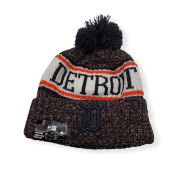 New Era Detroit Tigers Authentic 2018 Color Sideline Sport Knit Beanie Cold Weather Hat