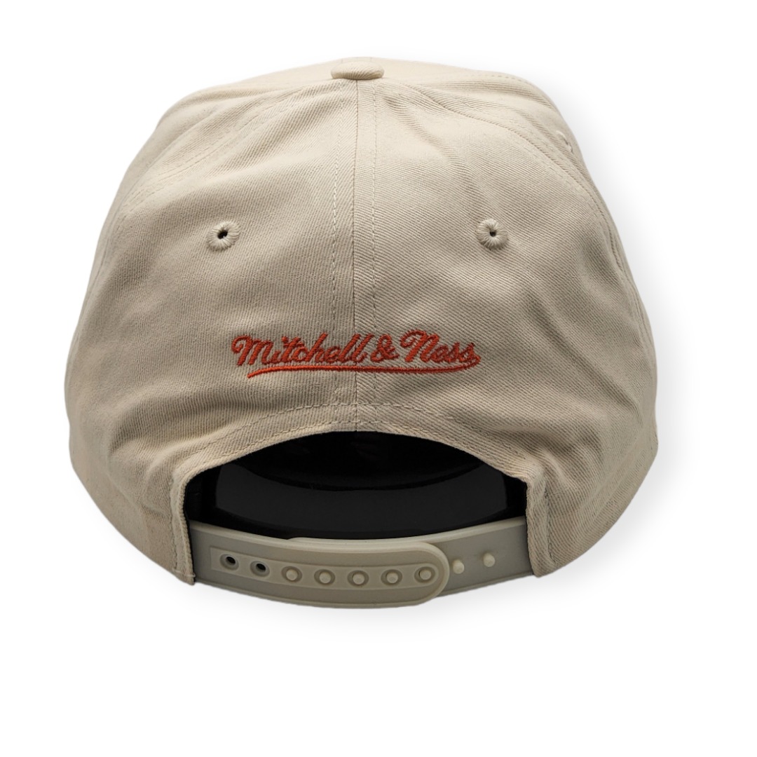 Mitchell & Ness San Francisco Giants Reframe Retro Coop Off White Adjustable Snapback Hat Cap