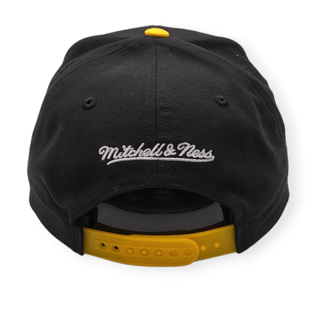 Mitchell & Ness Baltimore Orioles Hometown Coop Black/Yellow Adjustable Snapback Hat Cap