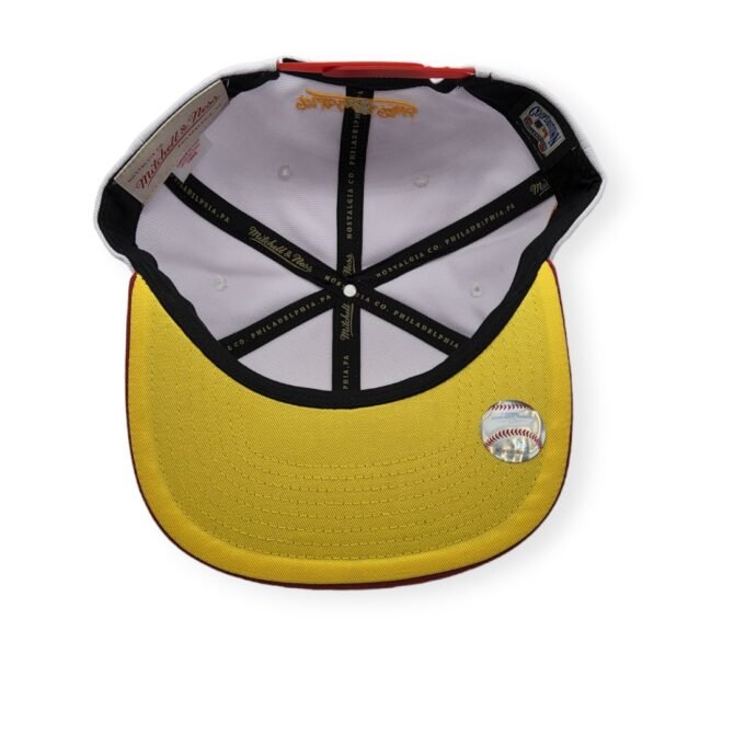 Mitchell & Ness San Diego Padres Hometown Coop White/Red Adjustable Snapback Hat Cap