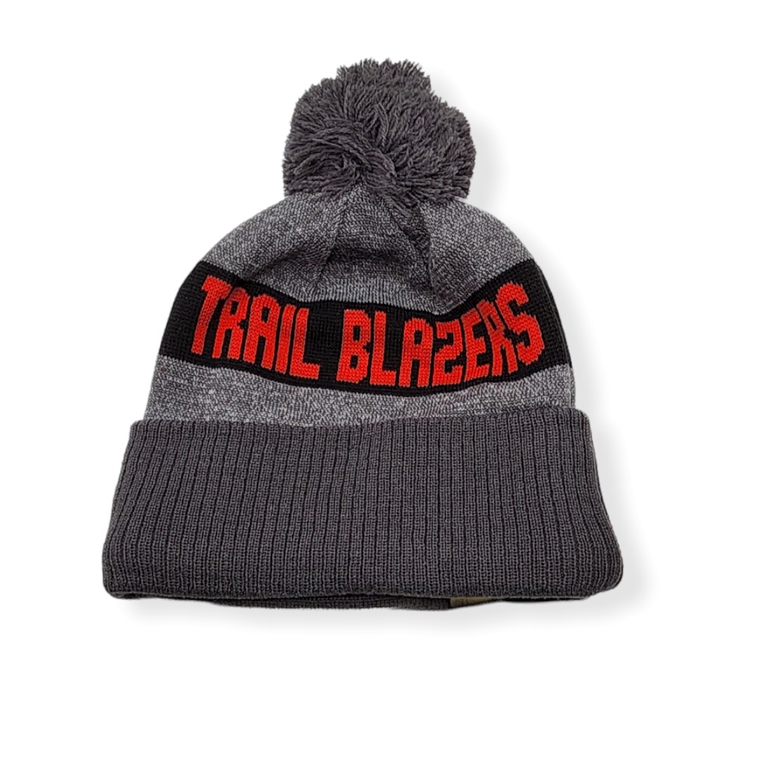 New Era Portland Trail Blazers Authentic 2016 Black/Grey/Red Sideline Sport Knit Beanie Cold Weather Hat