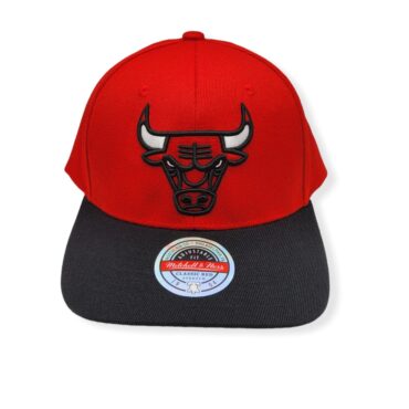 Mitchell & Ness Chicago Bulls Team 2 Tone 2.0 Stretch Adjustable Snapback Hat Cap