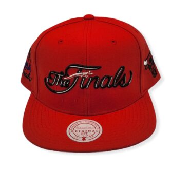 Mitchell & Ness Chicago Bulls The Finals 1992 Red Adjustable Snapback Hat Cap