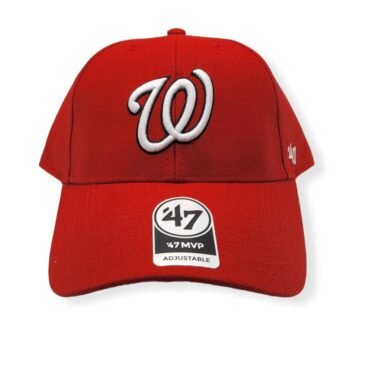 '47 Washington Nationals MVP Home Red Adjustable Strap Hat Cap