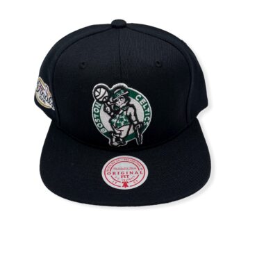 Mitchell & Ness Boston Celtics Top Spot 2008 Finals Black Adjustable Snapback Hat Cap