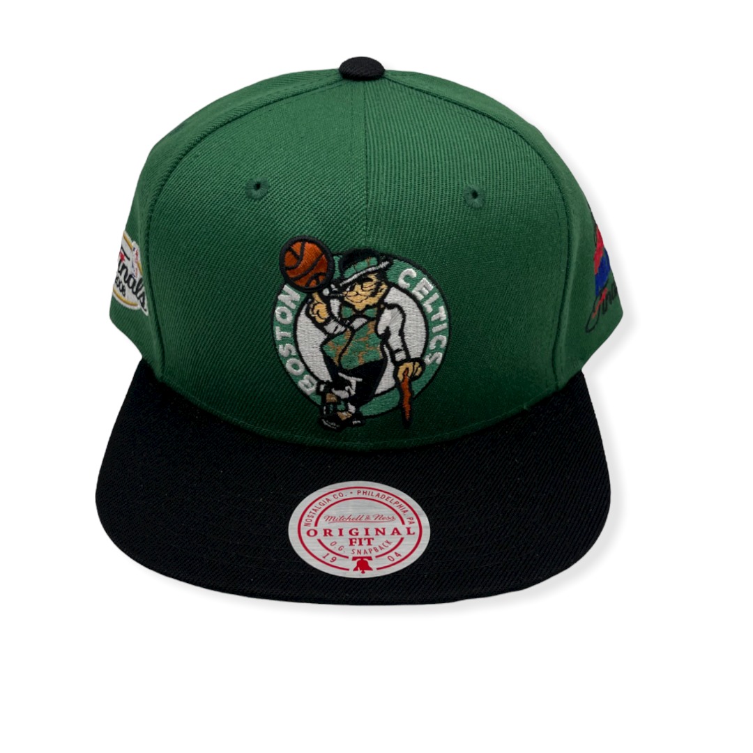 Mitchell & Ness Boston Celtics Patched Up Green/Black Adjustable Snapback Hat Cap