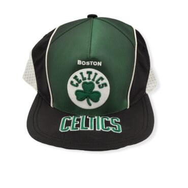 Mitchell & Ness Boston Celtics Freethrow Green/Black Adjustable Snapback Hat Cap